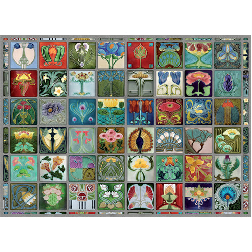 Art Nouveau Tiles 1000 Piece Puzzle