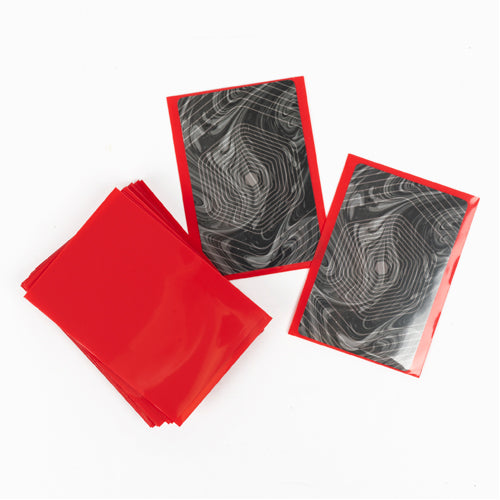 Card & Roll Accessories - Deck protector sleeves - RED