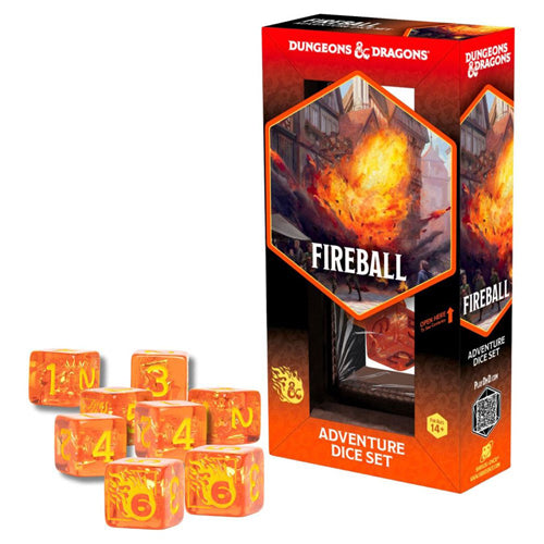 Dungeons & Dragons: Adventure Dice Set - Fireball