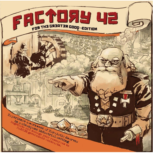 Factory 42 Board Game: For The Greater Good Edition