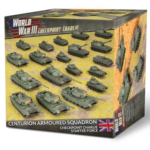 Flames of War: British Centurion Territorial Armoured Squadron (Plastic) - Limited Edition