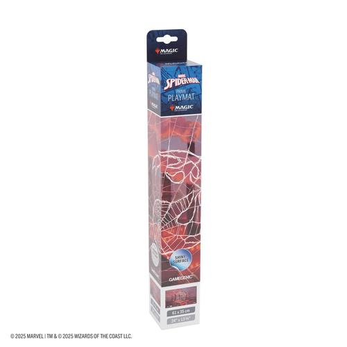 Gamegenic MTG: Marvel's Spider-Man Shiny Playmat- Spider-Man Mountain