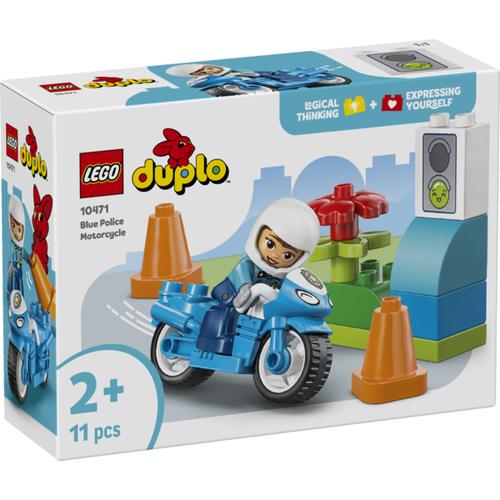 Lego DUPLO Town 10471 Blue Police Motorcycle