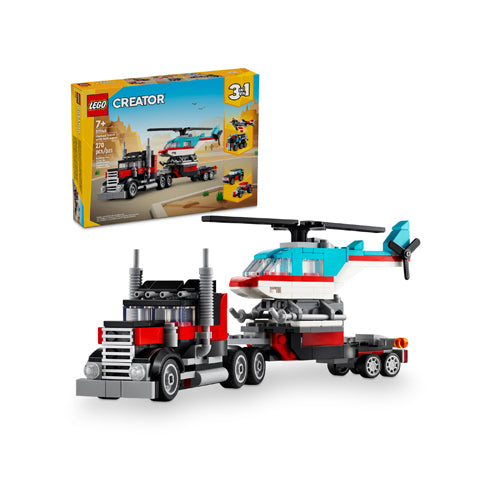 LEGO Creator 31146 Flatbed Truck with Helicopter