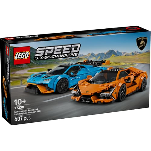 Lego Speed Champions 77238 Lamborghini Revuelto & Huracan STO