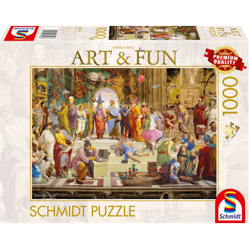 Markus Binz: School of Athens 2024 (1000pc)