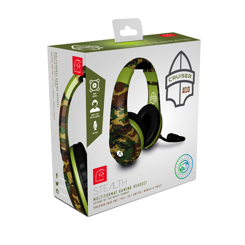 Stealth XP Cruiser Woodland Camo Multi-Format Gaming Headset