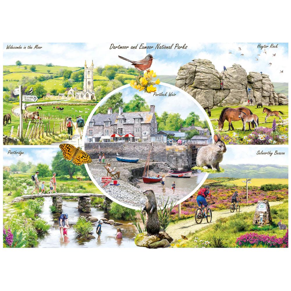 Gibsons: Dartmoor & Exmoor (1000 Pieces)