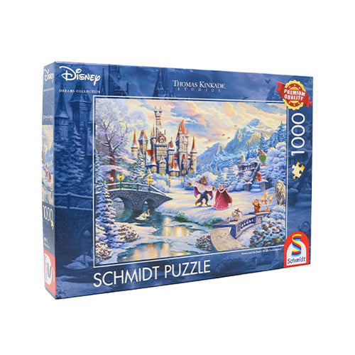 Thomas Kinkade: Disney Beauty and the Beast Winter Enchantment (1000pc)