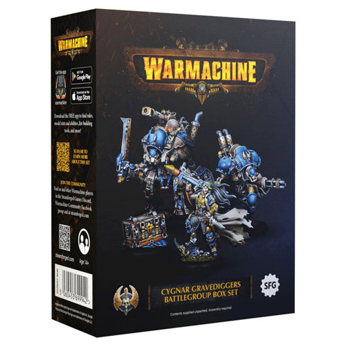 Warmachine: Cygnar Gravediggers Battlegroup Box