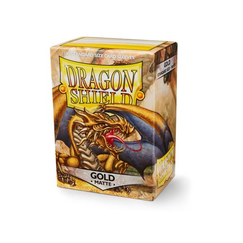 Dragon Shield - Matte Sleeves (100) - Gold