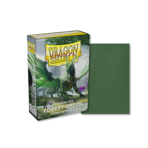 UNIT Dragon Shield Matte Sleeves Japanese Size- Forest Green (60)