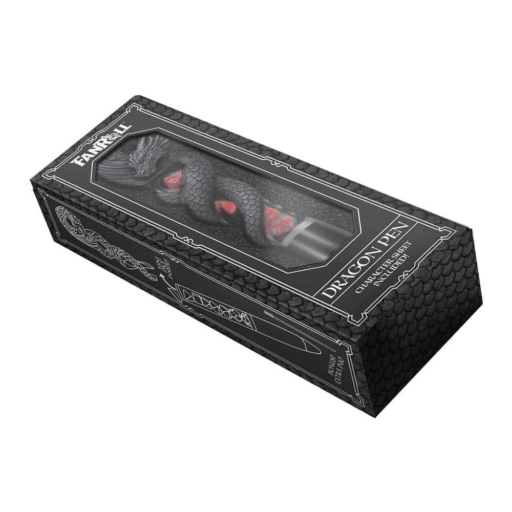 FanRoll: Dragon Dice Pen with Mini Dice Set and Character Sheet