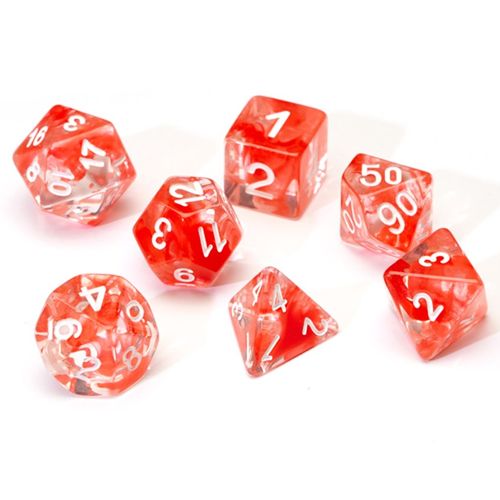 Red Cloud Transparent Poly Set