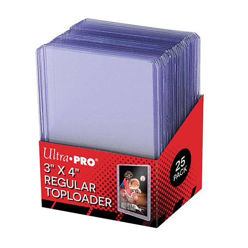 3" X 4" Clear Regular Toploader (25)