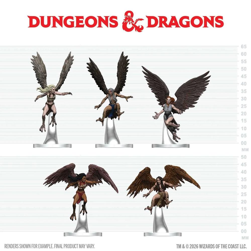 D&D Icons of the Realms: Harpy Flock
