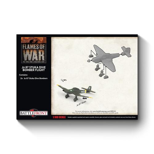 Flames of War: German - JU 87 Stuka Dive Bomber Flight (x2)