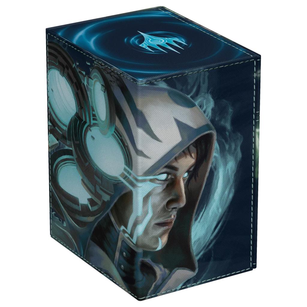 Ultimate Guard Flip'n'Tray 133+ Xenoskin Magic: The Gathering "Reality Fracture" - Blue Uncommon / Green Uncommon_1