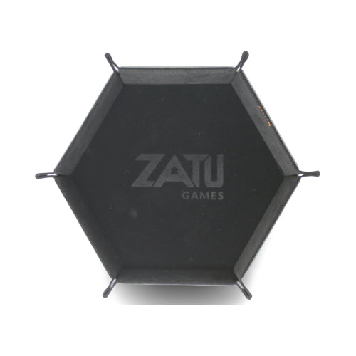 Zatu Hexagonal Dice Tray - Black