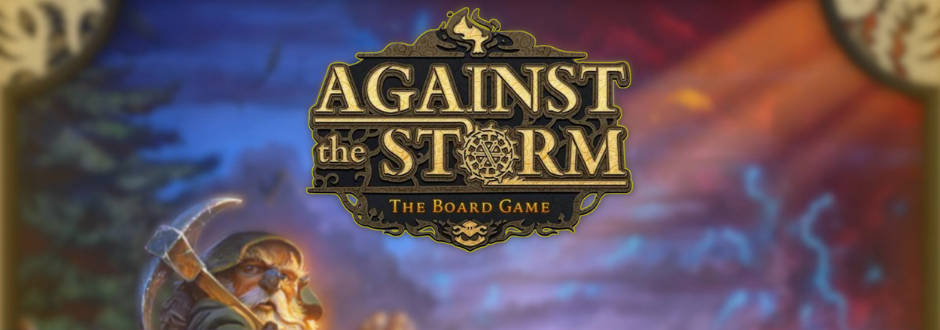 The against the storm board game cover