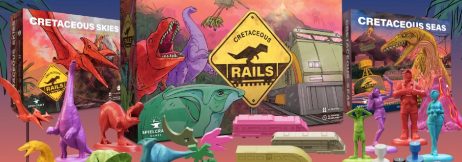 Cretaceous Rails is getting a Gamefound reprint