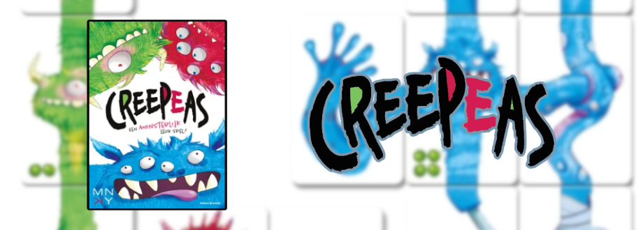 Creepeas Logo on board game background