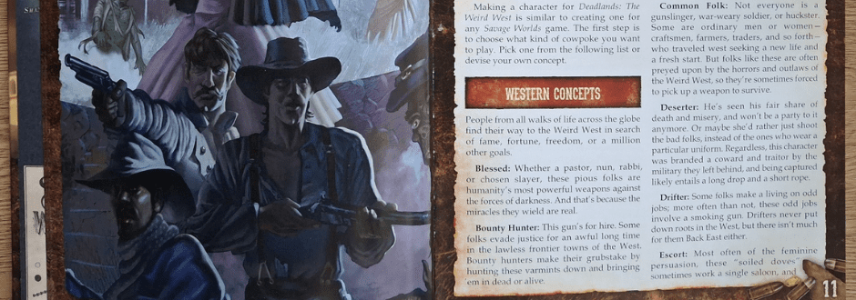 Deadlands: The Weird West Core Rulebook Review