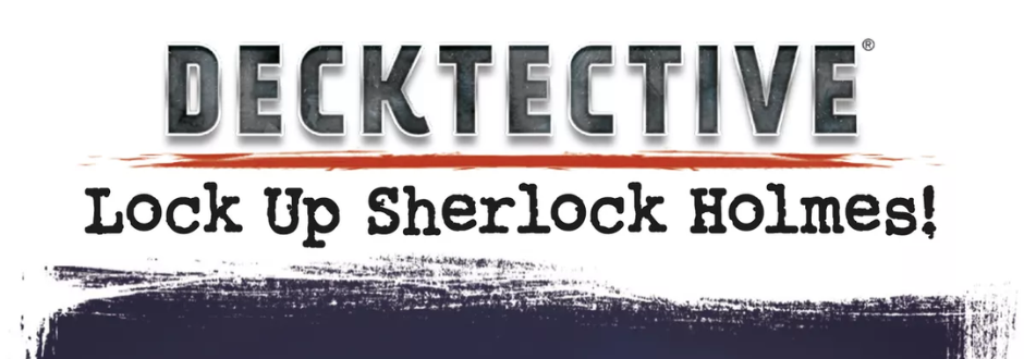 decktective board game logo on a white background