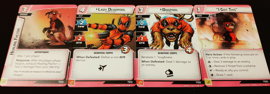 Deadpool Hero Pack Marvel Champions Review