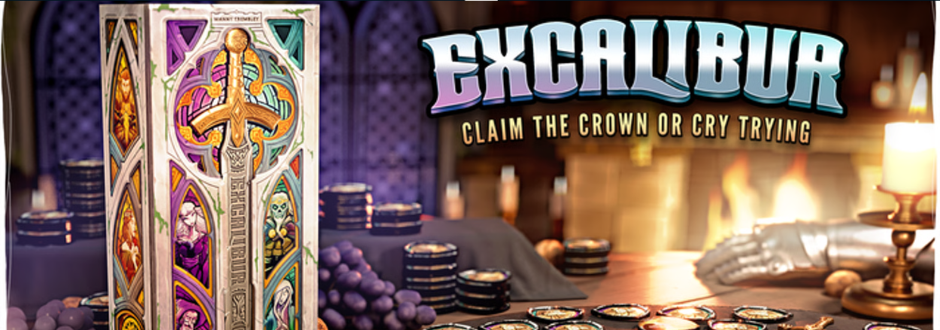 A board game titled "Excalibur"