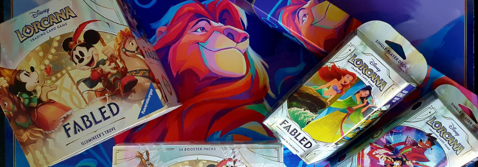 4 booster boxes of lorcana fabled Amazon.com: Ravensburger Disney Lorcana TCG: Fabled Booster Pack Display |  24 Packs with 12 Trading Cards Each | Ideal for Collectors & Disney Fans main image 1