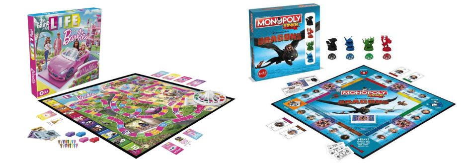 Barbie & How To Train Your Dragon Arrive in New Hasbro Board Games!