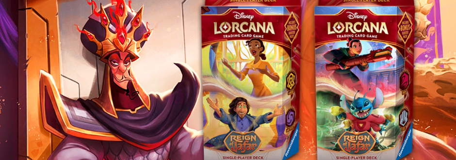 lorcana reign of jafar starter deck list TCG: (Ruby & Steel) The wait is over Disney Lorcana Reign of Jafar