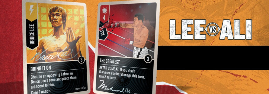 Lee Vs Ali board game logo