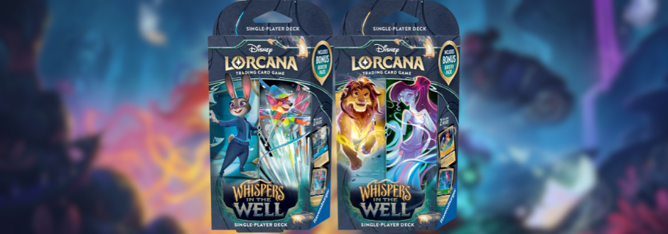 Disney Lorcana Whispers in the Well: Starter decks review