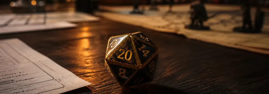 A dice sitting on a table