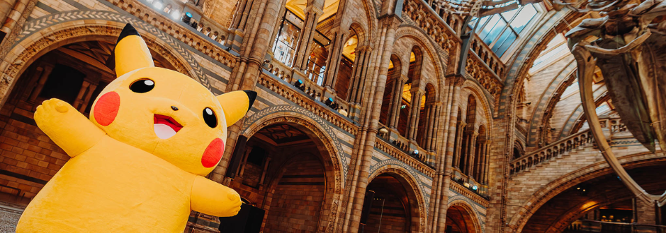 Visit the Pokémon Pop-Up Shop at the Natural History Museum
