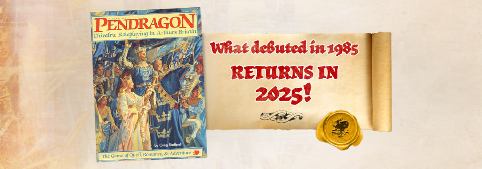 Chaosium Revives Pendragon 1st Edition for 40th Anniversary