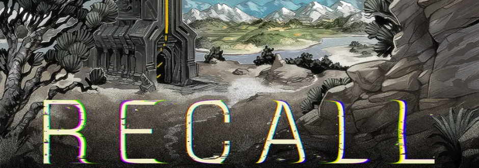 Recall board game logo and artwork