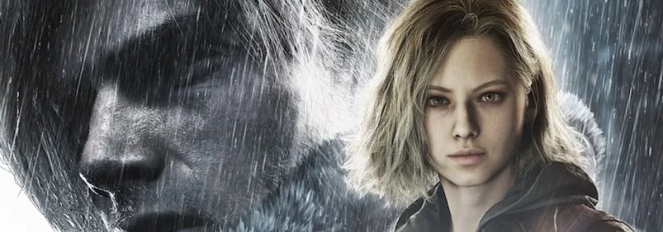 Resident Evil Requiem artwork, featuring two characters