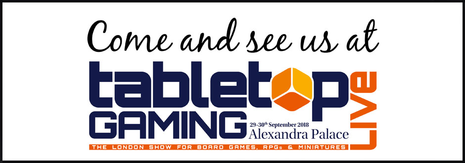 We’re Going to Tabletop Gaming Live 2018