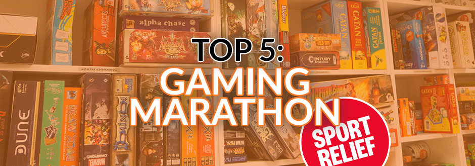 Top 5 Games For A Board Game Marathon