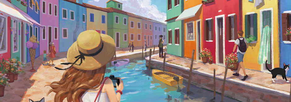 Walking in Burano Review