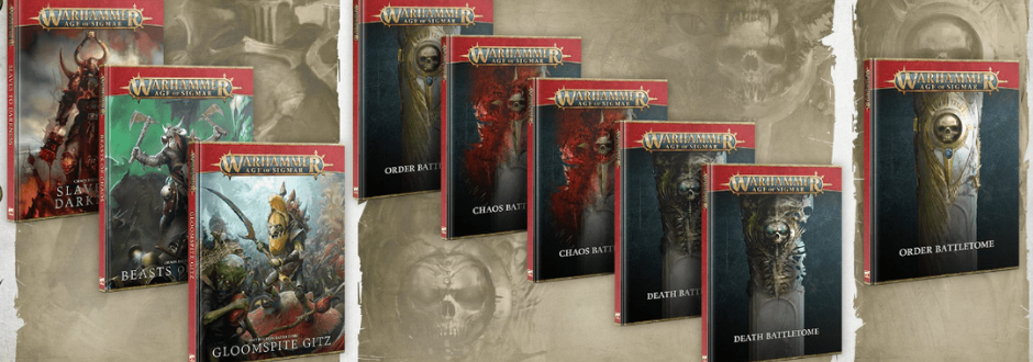 NEWS: Age Of Sigmar Battletome Roadmap Announced