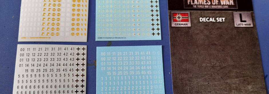 Heer Panzer Decals Review