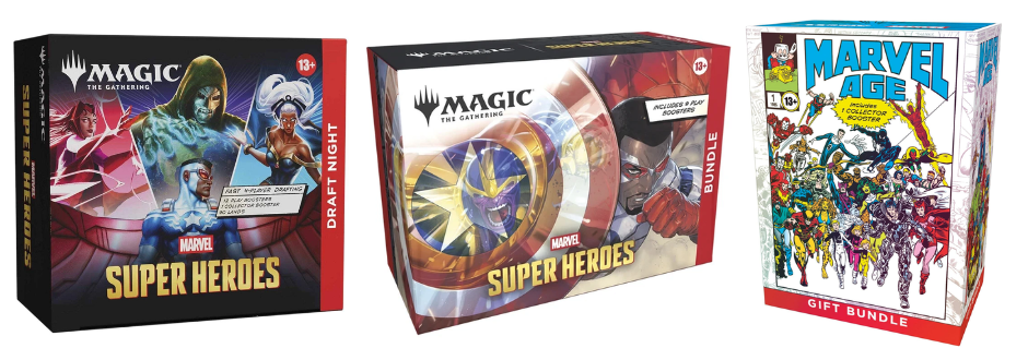Magic the gathering: Marvel super heroes Bundles and Draft night review