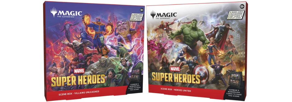 Magic the Gathering: Marvel Super Heroes scene boxes review