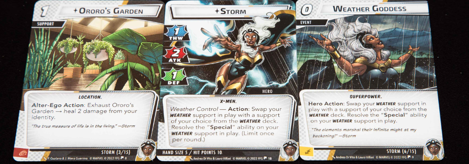 Storm Hero Pack Marvel Champions Review