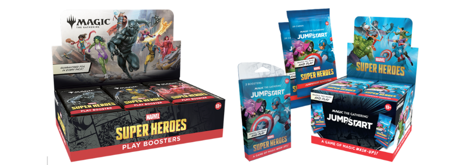 marvel product bundle - packs and booster box