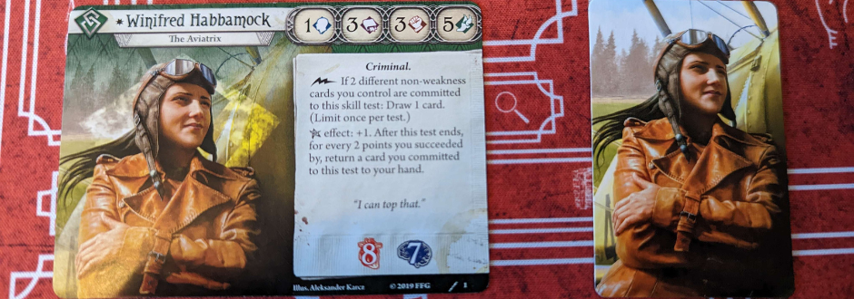 Arkham Horror Winifred Habbamock Investigator Pack Reveiw